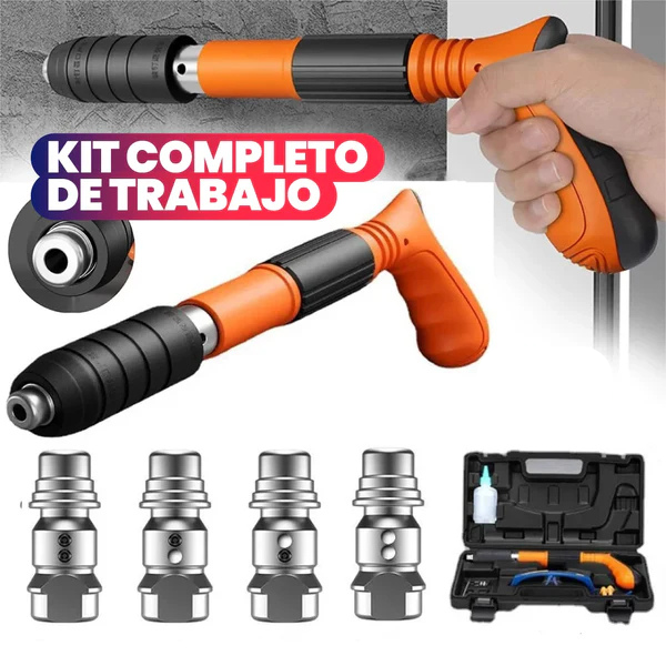 Pistola de fijación de clavos +20 remaches de regalo