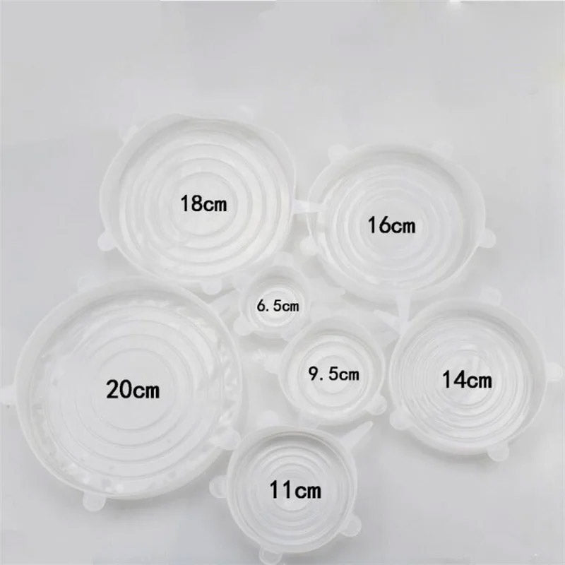 Set de Tapas de Silicona FreshCool® x6 und (Alimentos Frescos)