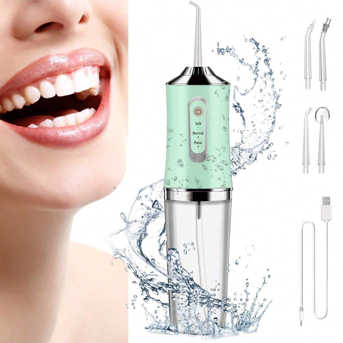 Irrigador Oral portátil AquaDent® (Limpieza Profunda)