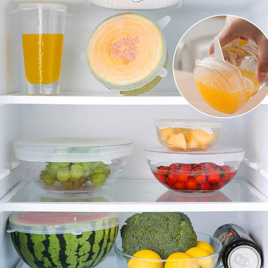 Set de Tapas de Silicona FreshCool® x6 und (Alimentos Frescos)