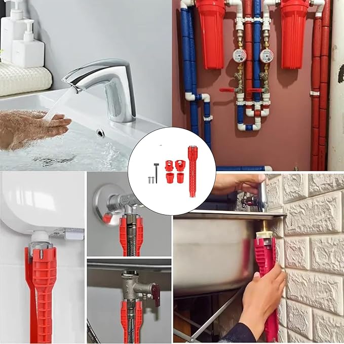 Llave de gasfieria 8 en 1 + accesorios de regalo