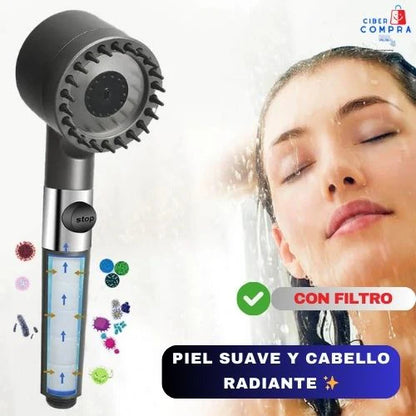Cabezal De Ducha con filtro de 6 niveles
