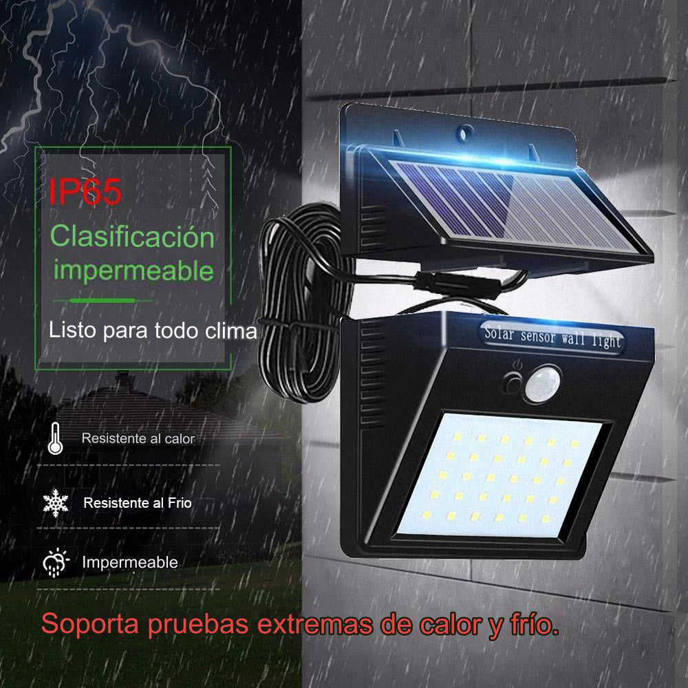 Lámpara Solar Recargable Con Sensor EcoLight®