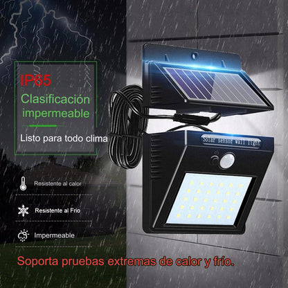Lámpara Solar Recargable Con Sensor EcoLight®