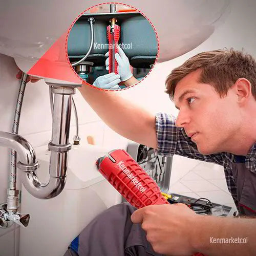 Llave de gasfieria 8 en 1 + accesorios de regalo