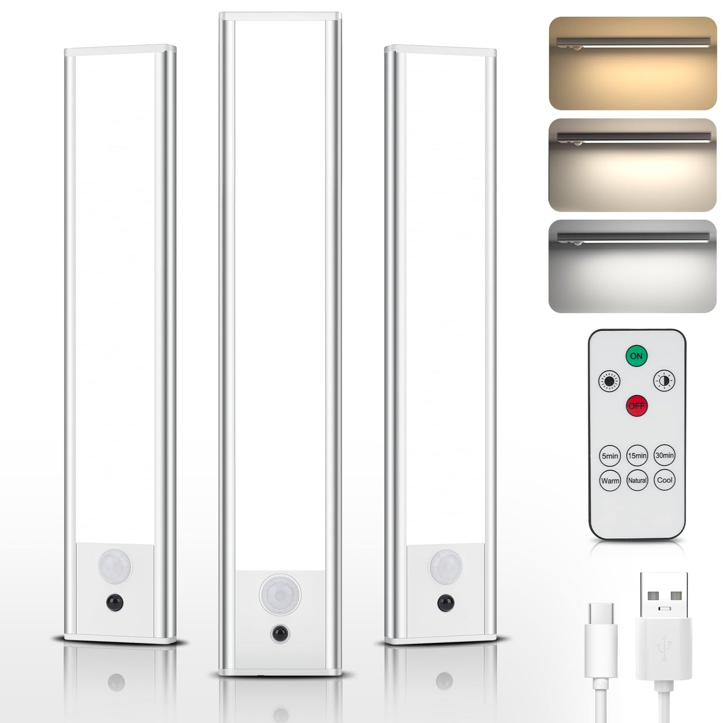 Luz Led Barra Con Sensor de Movimiento