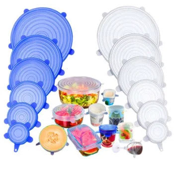 Set de Tapas de Silicona FreshCool® x6 und (Alimentos Frescos)