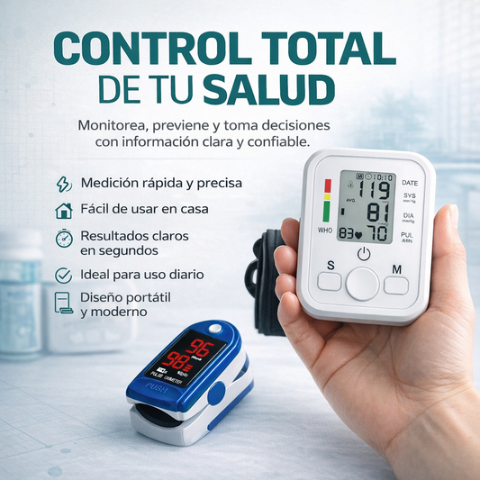 Combo Tensiometro digital + Oximetro digital | Para salud en casa